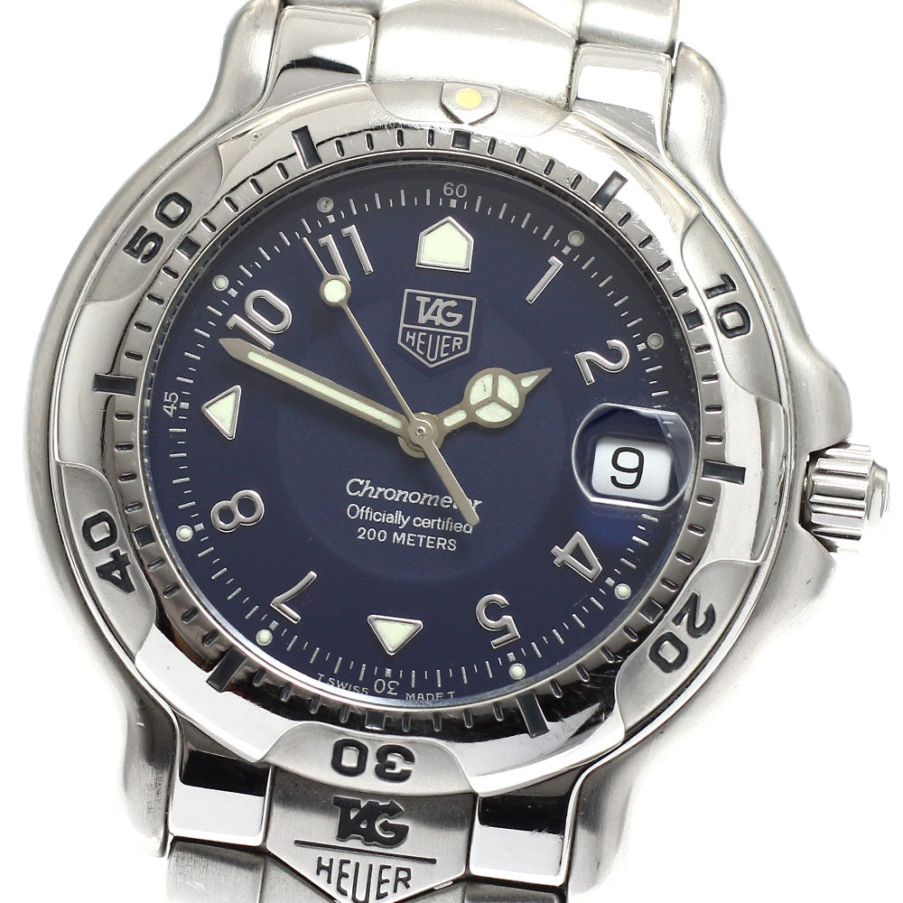 TAG HEUER 6000 series WH5113-K1 Date Navy Dial Automatic Men's Watch_917748