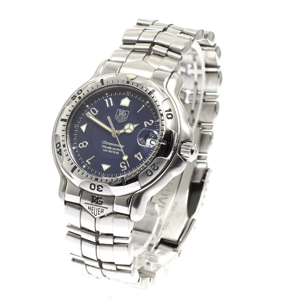 TAG HEUER 6000 series WH5113-K1 Date Navy Dial Automatic Men's Watch_917748