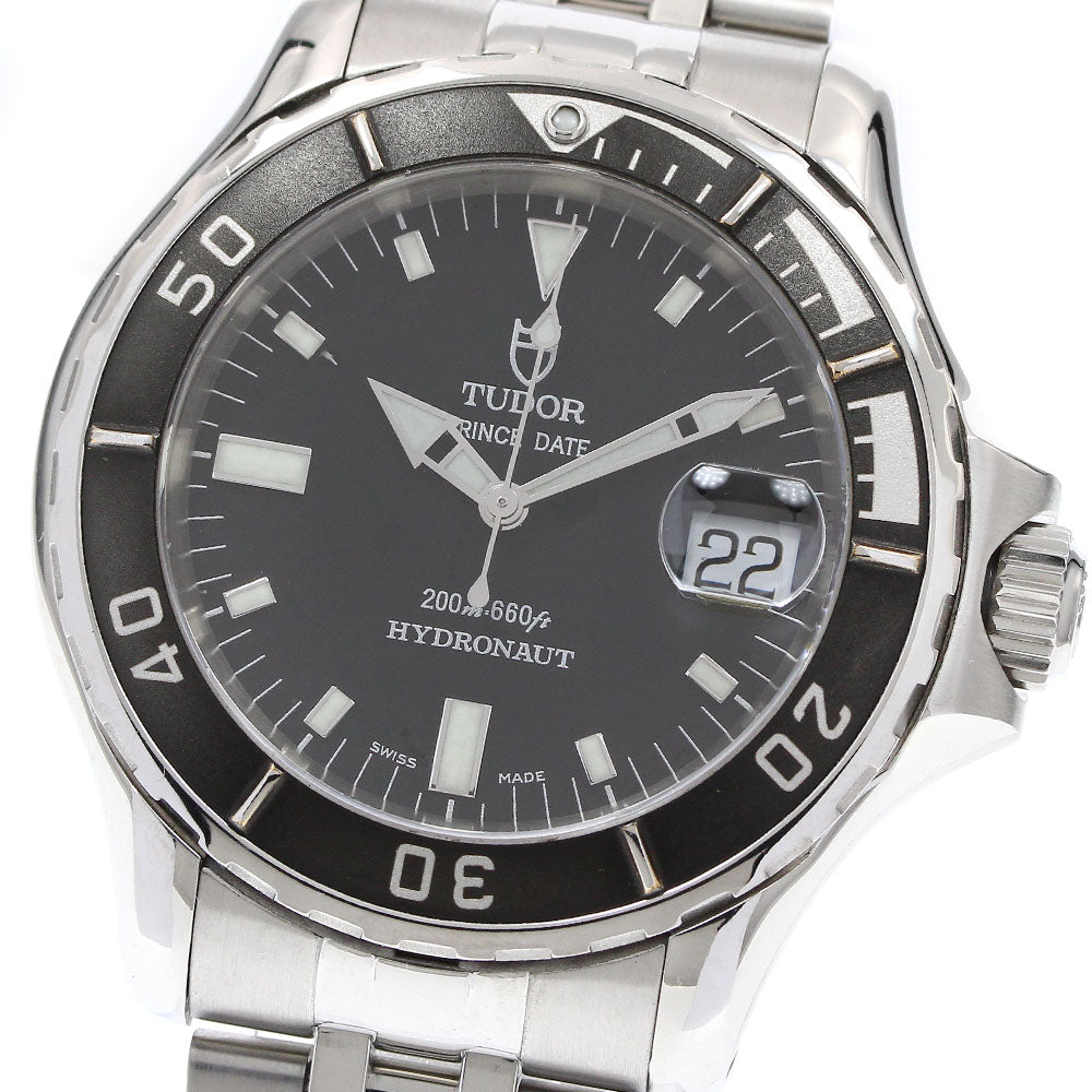 TUDOR Prince Date Hydronaut 89190P Date black Dial Automatic Men's Watch_917752