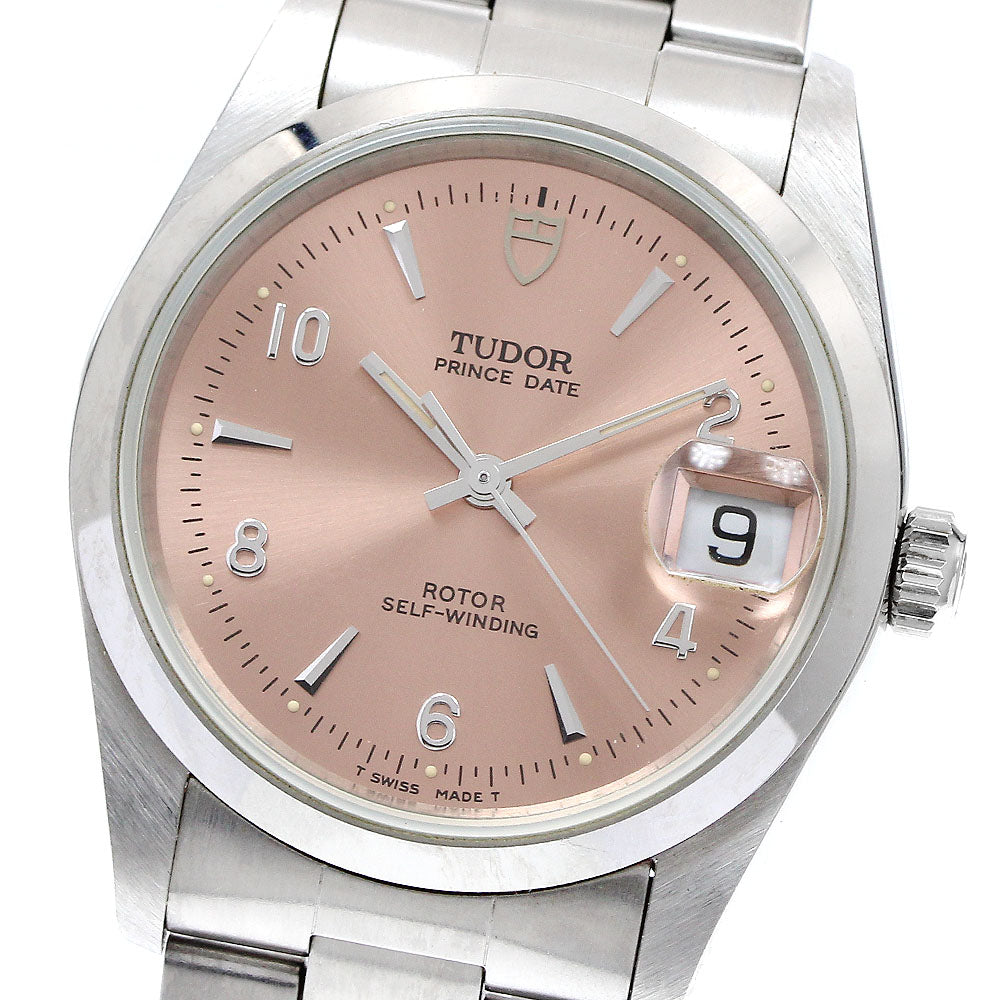 TUDOR Prince Date 74000 Pink Dial Automatic Men's Watch_917754