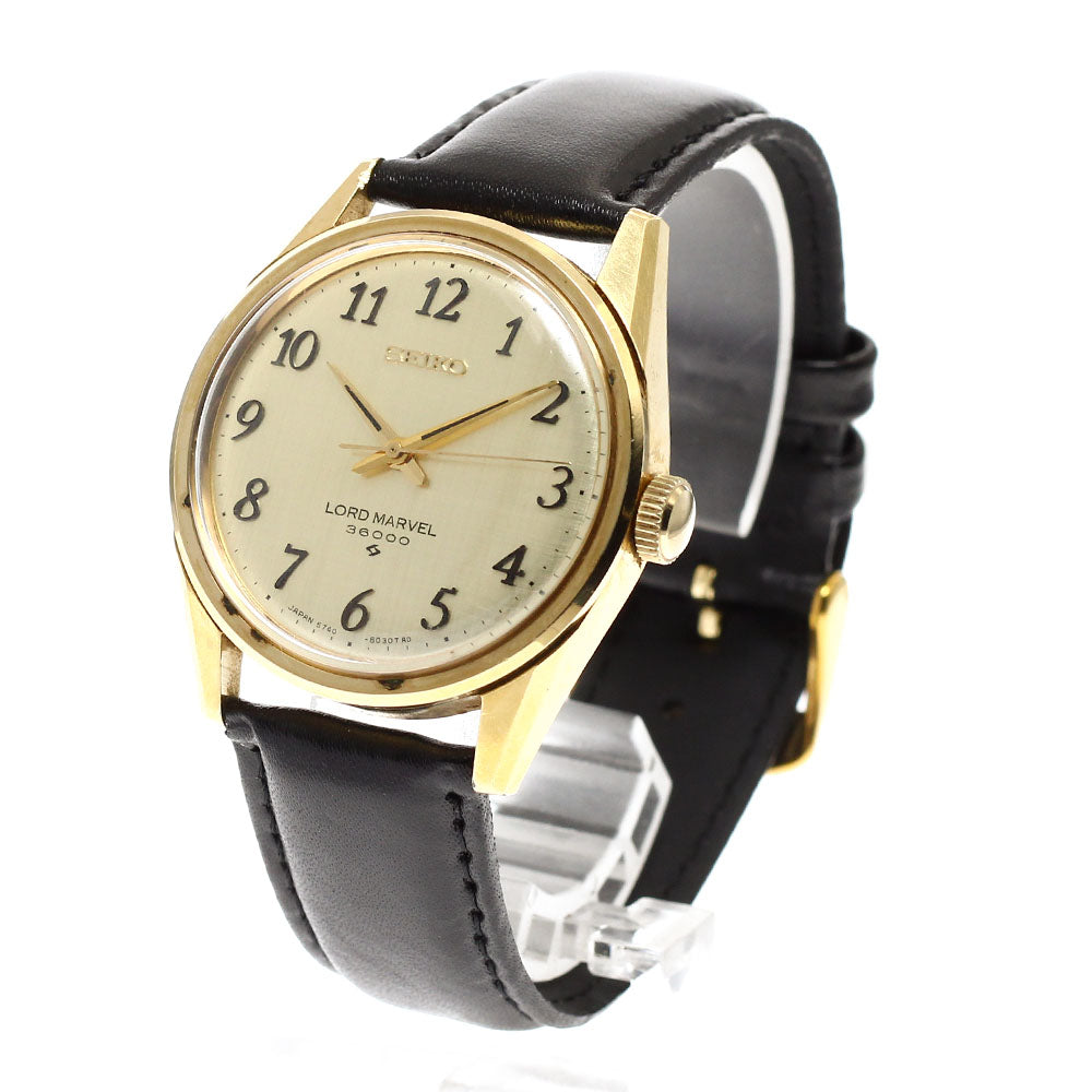 SEIKO Road marvel 36000 5740-8000 Cal.5740C gold Dial Hand Winding Men's_917933