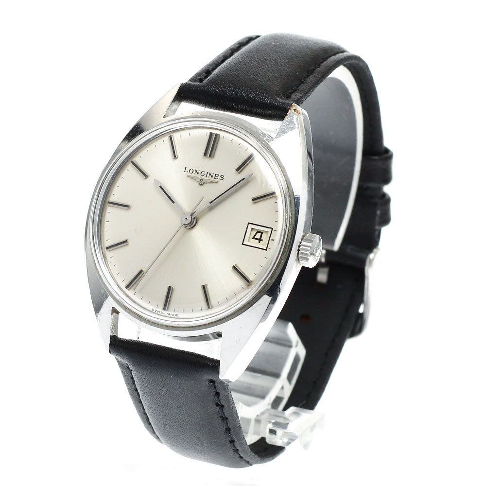 LONGINES cal.285 date Silver Dial Hand Winding Men's Watch_918028