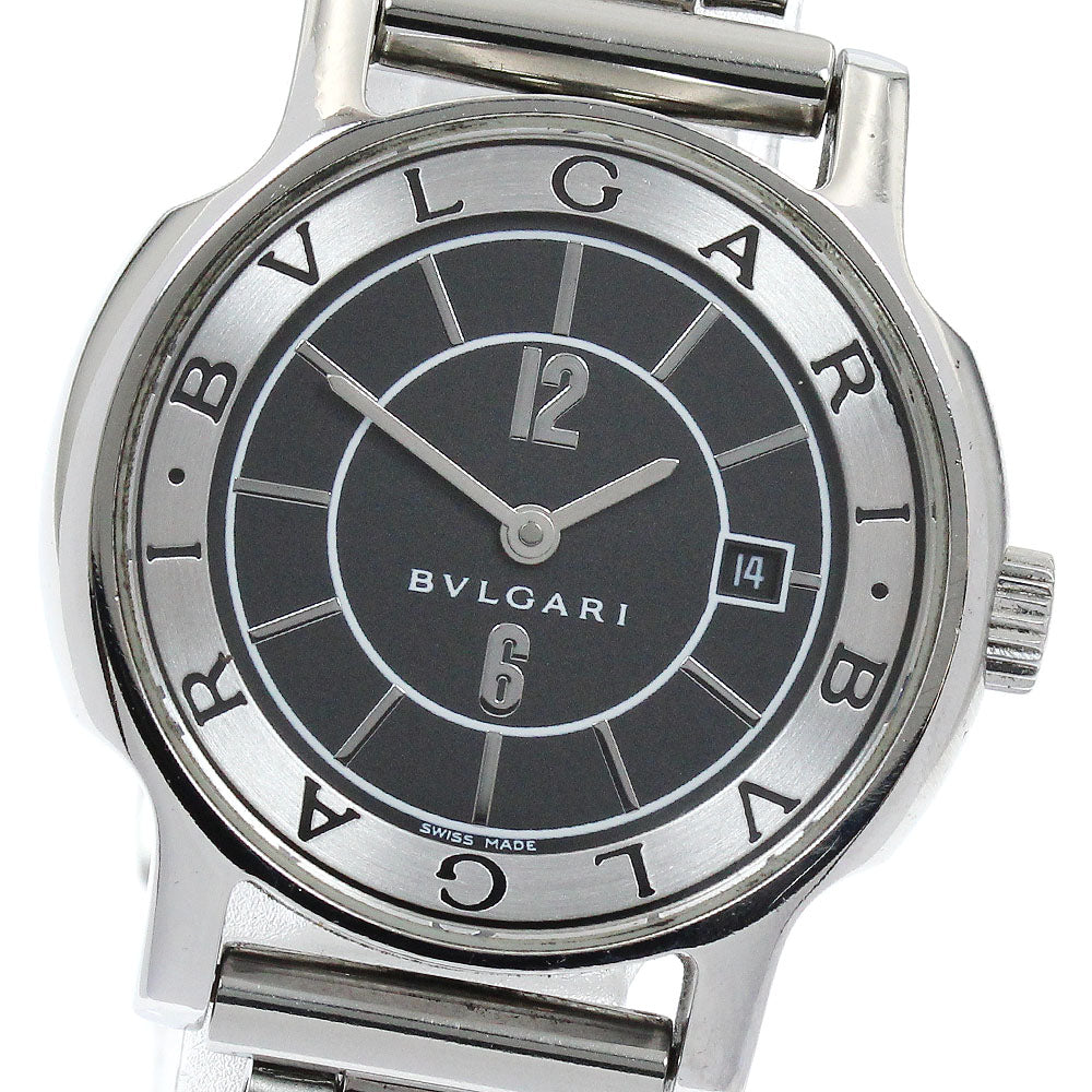 BVLGARI Solo tempo ST29S Date black Dial Quartz Ladies Watch_918116