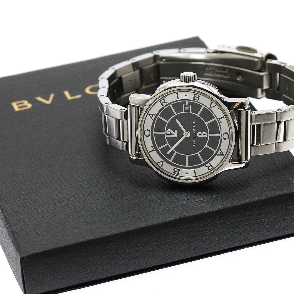 BVLGARI Solo tempo ST29S Date black Dial Quartz Ladies Watch_918116