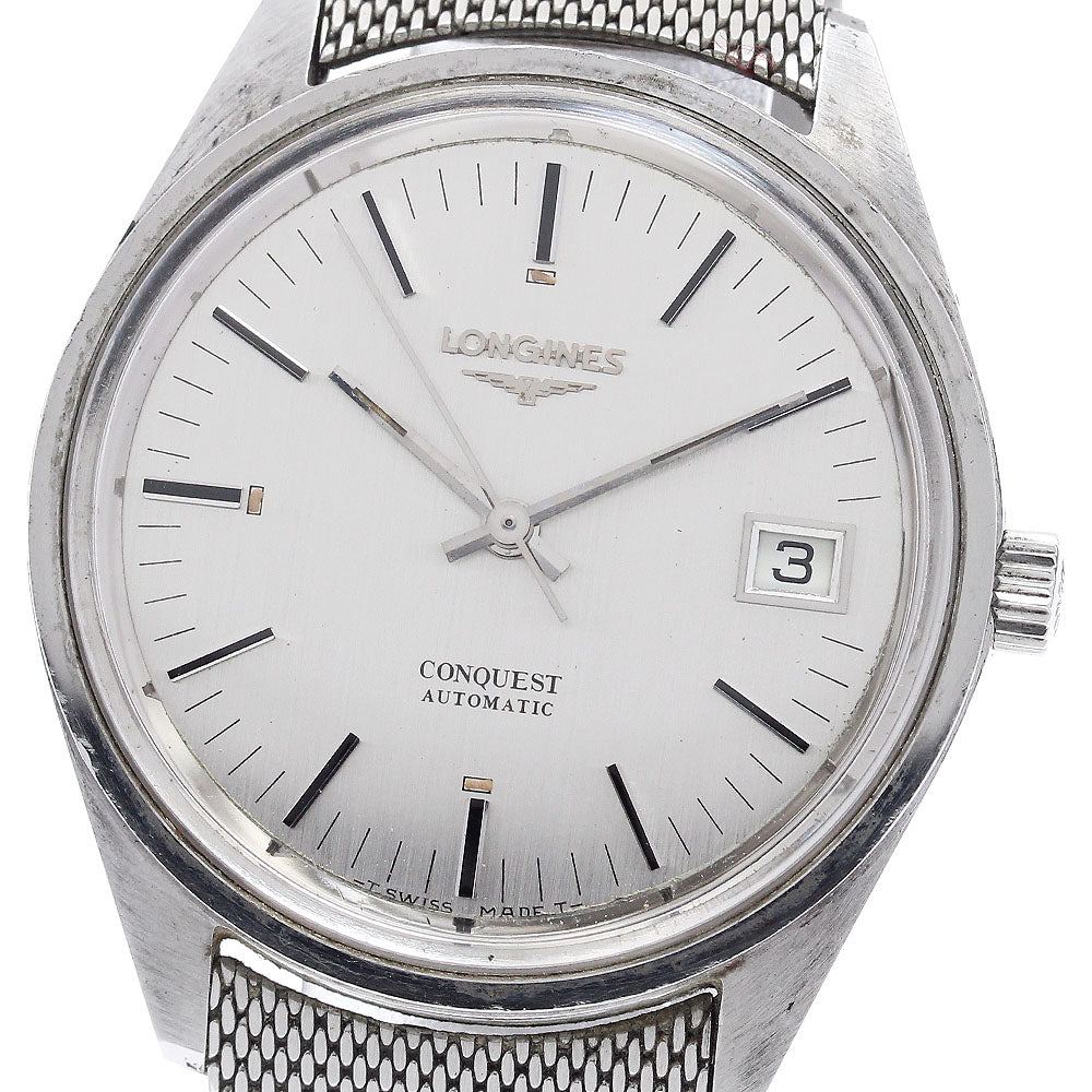 LONGINES Conquest Cal.L633.1 Date Silver Dial Automatic Men's Watch_918138