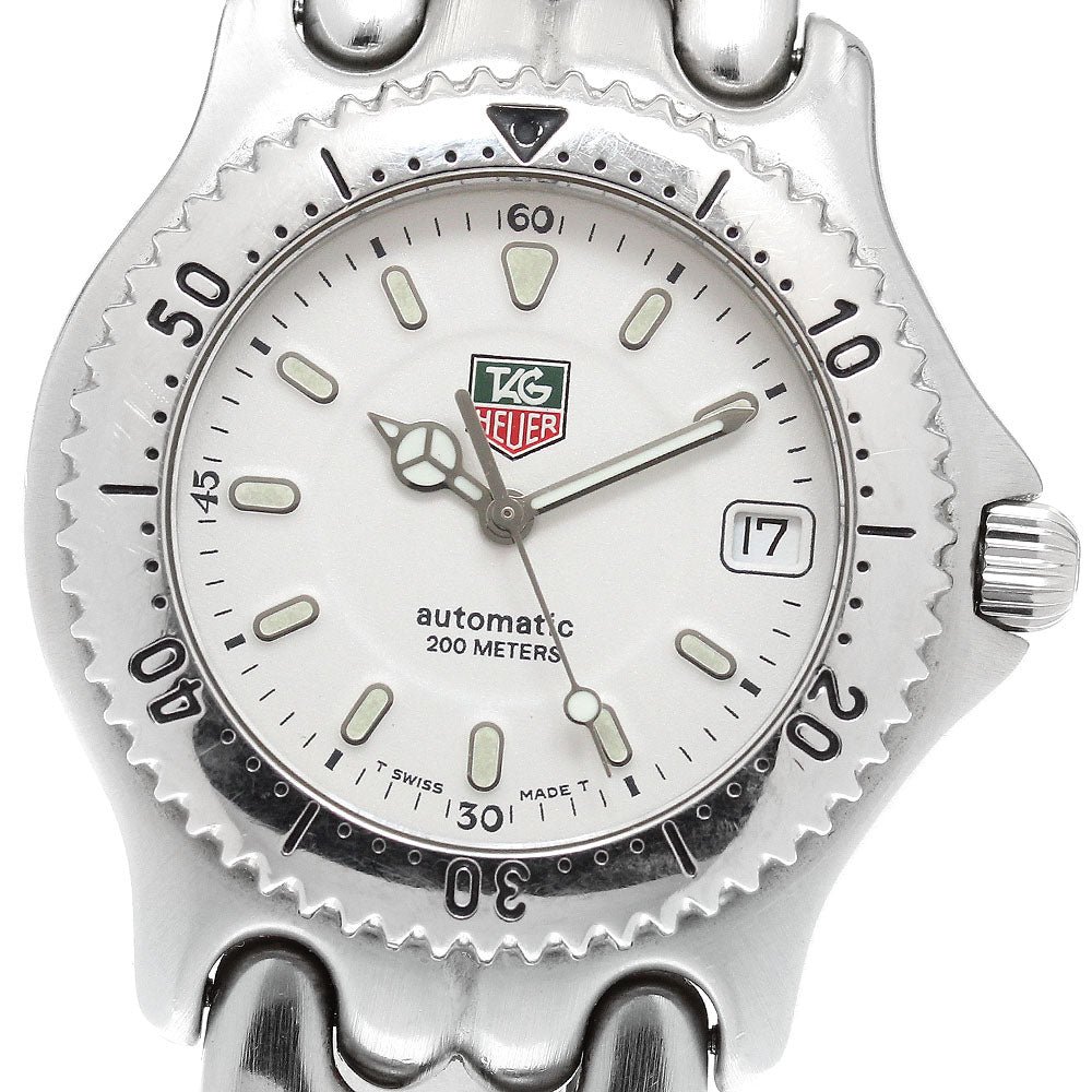 TAG HEUER S/el S89.706 Date white Dial Automatic Men's Watch_918291