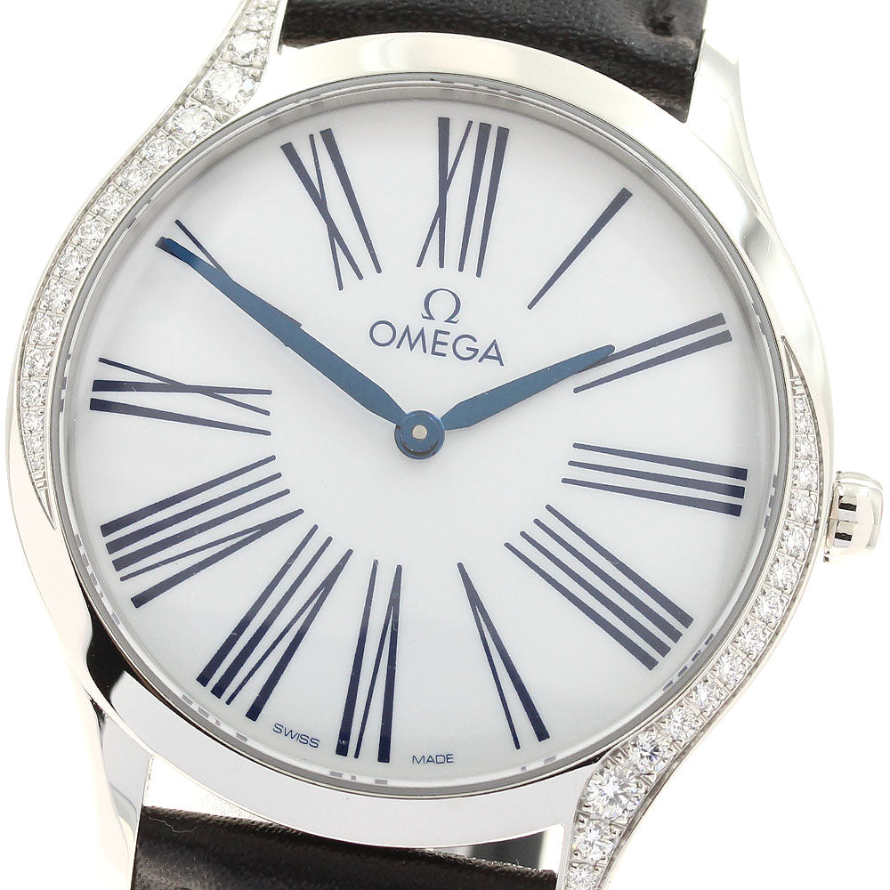 OMEGA De Ville Tresor 428.17.36.60.04.001 Side diamond Quartz Ladies_918298