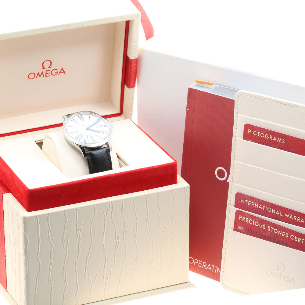 OMEGA De Ville Tresor 428.17.36.60.04.001 Side diamond Quartz Ladies_918298