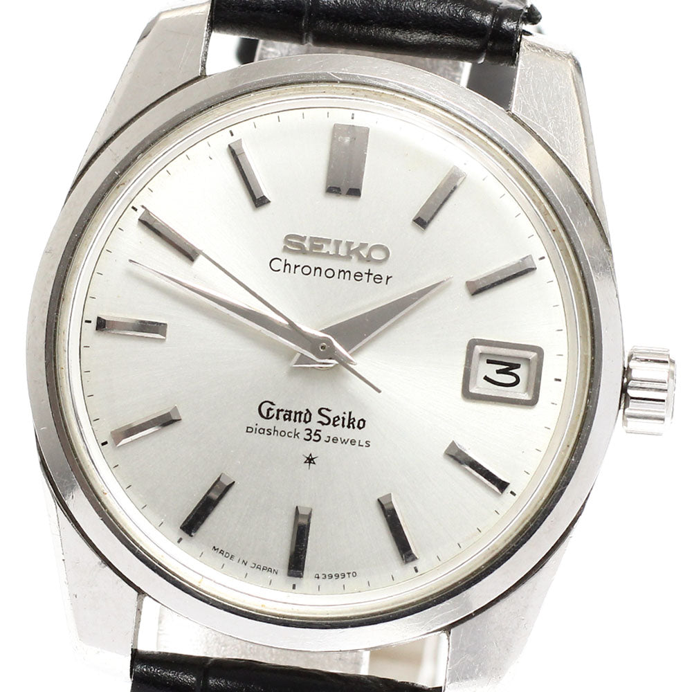 SEIKO Grand Seiko 43999 Cal.430 Date Silver Dial Hand Winding Men's Watch_918299