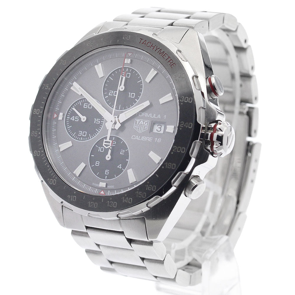 TAG HEUER Formula 1 CAZ2012-0 Caliber 16 Chronograph Gray / black Dial Automatic Men's Watch_918328