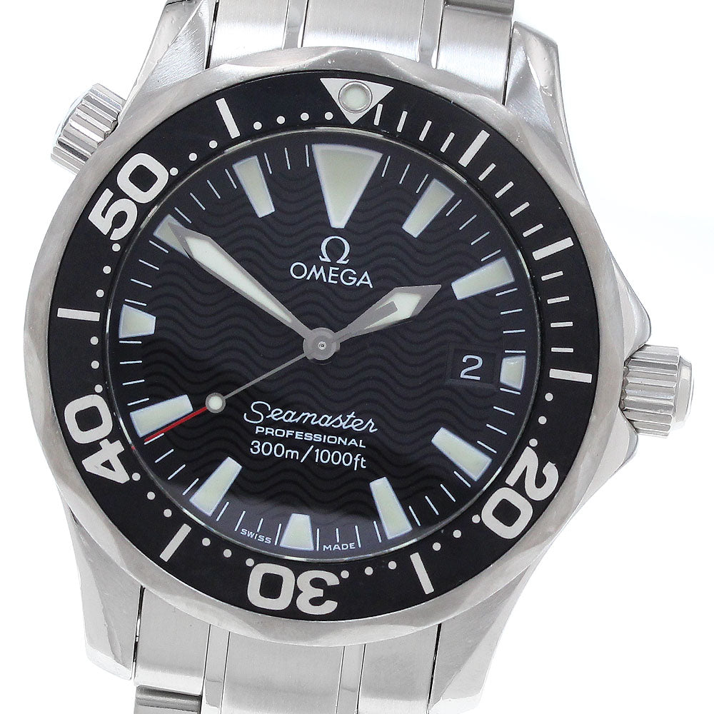 OMEGA Seamaster 300 2262.50 Date black Dial Quartz Boy's Watch_916337