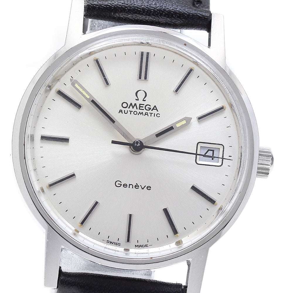 OMEGA Geneve 166.0163 Date Cal.1012 Silver Dial Automatic Men's Watch_918338