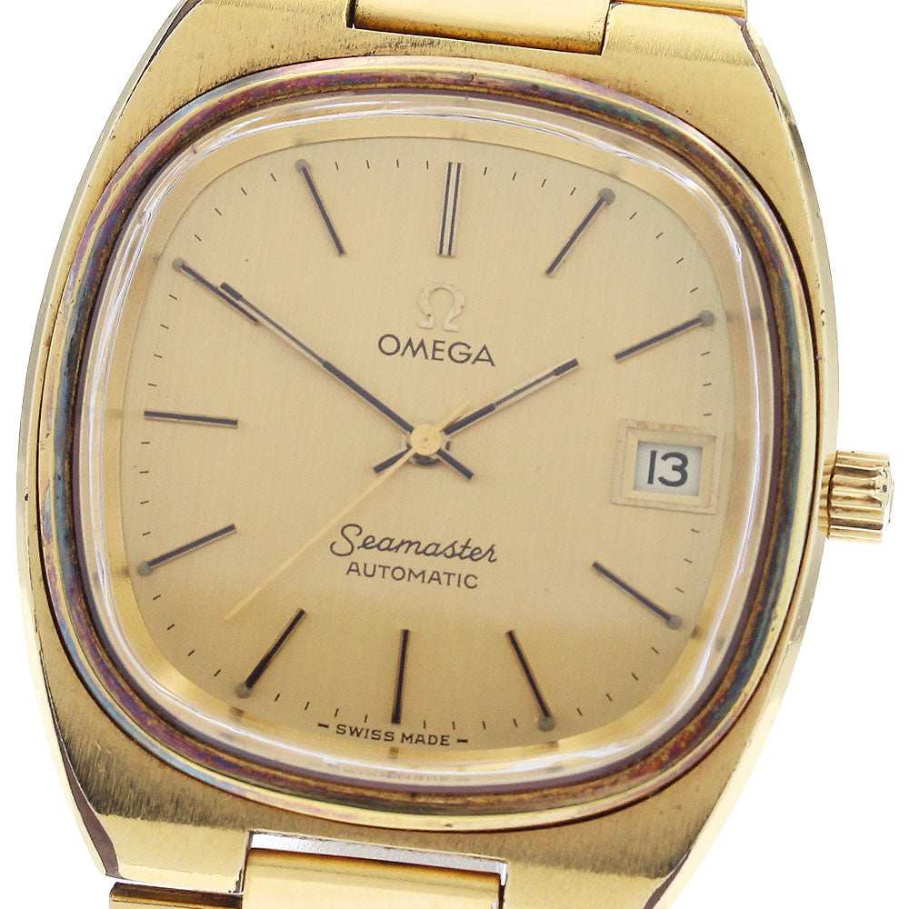 OMEGA Seamaster 166.0207/366.0843 Cal.1012 Date gold Dial Automatic Men's_918348