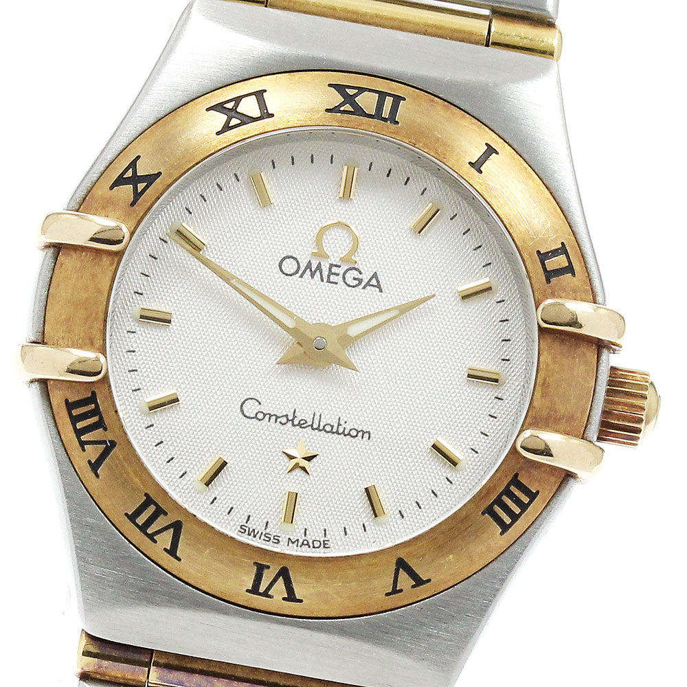 OMEGA Constellation Mini 1262.30 full bar Silver Dial Quartz Ladies Watch_918356