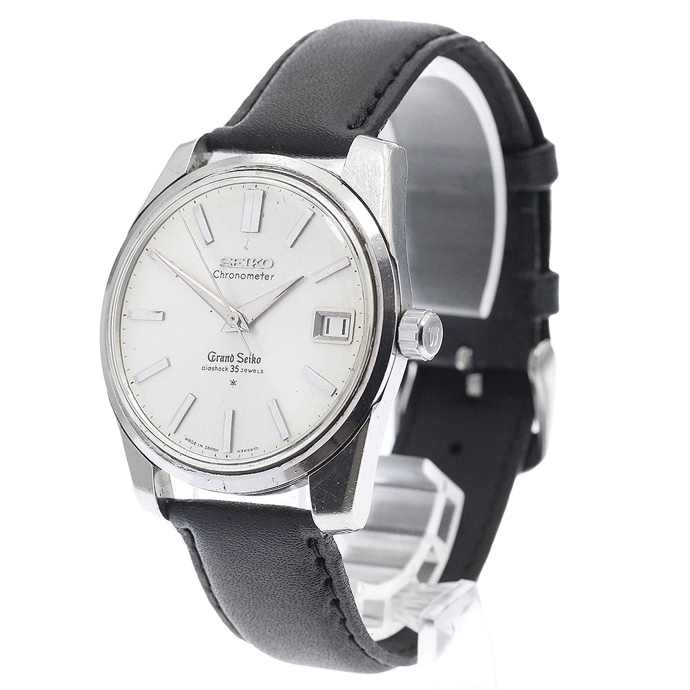 SEIKO Grand Seiko 43999 Date Silver Dial Hand Winding Men's Watch_918387
