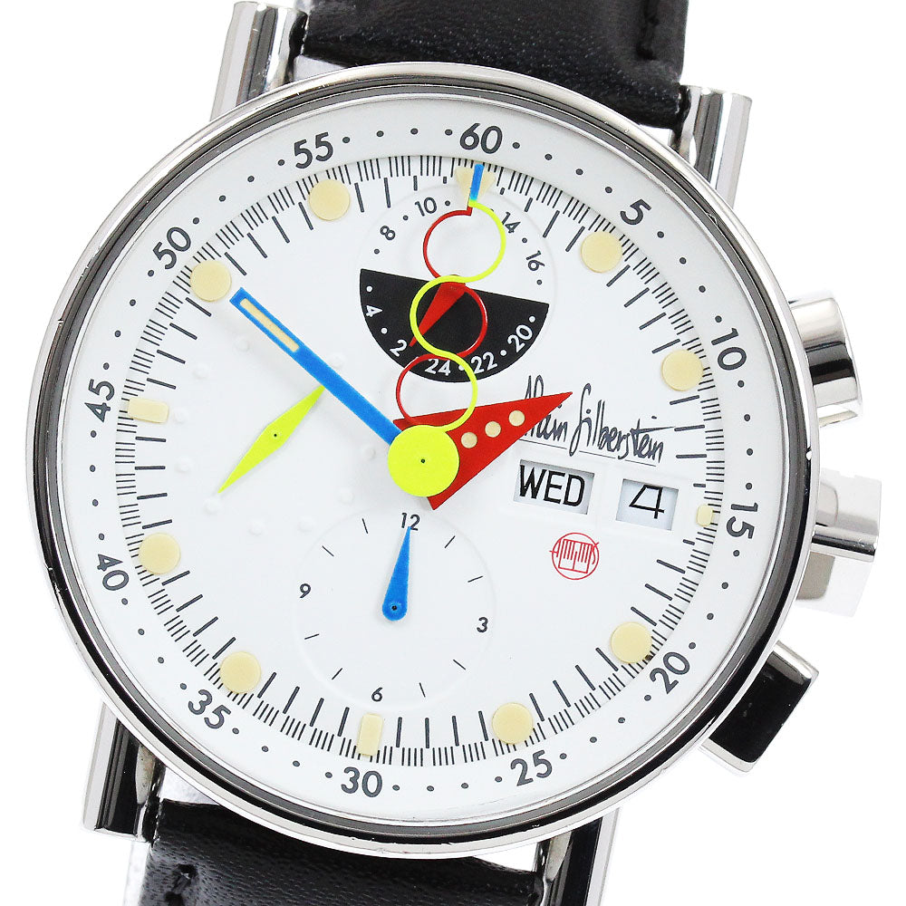 Alain Silberstein Chrono Bauhaus LOW5100 Day Date AM/PM AT Men's Watch_918412