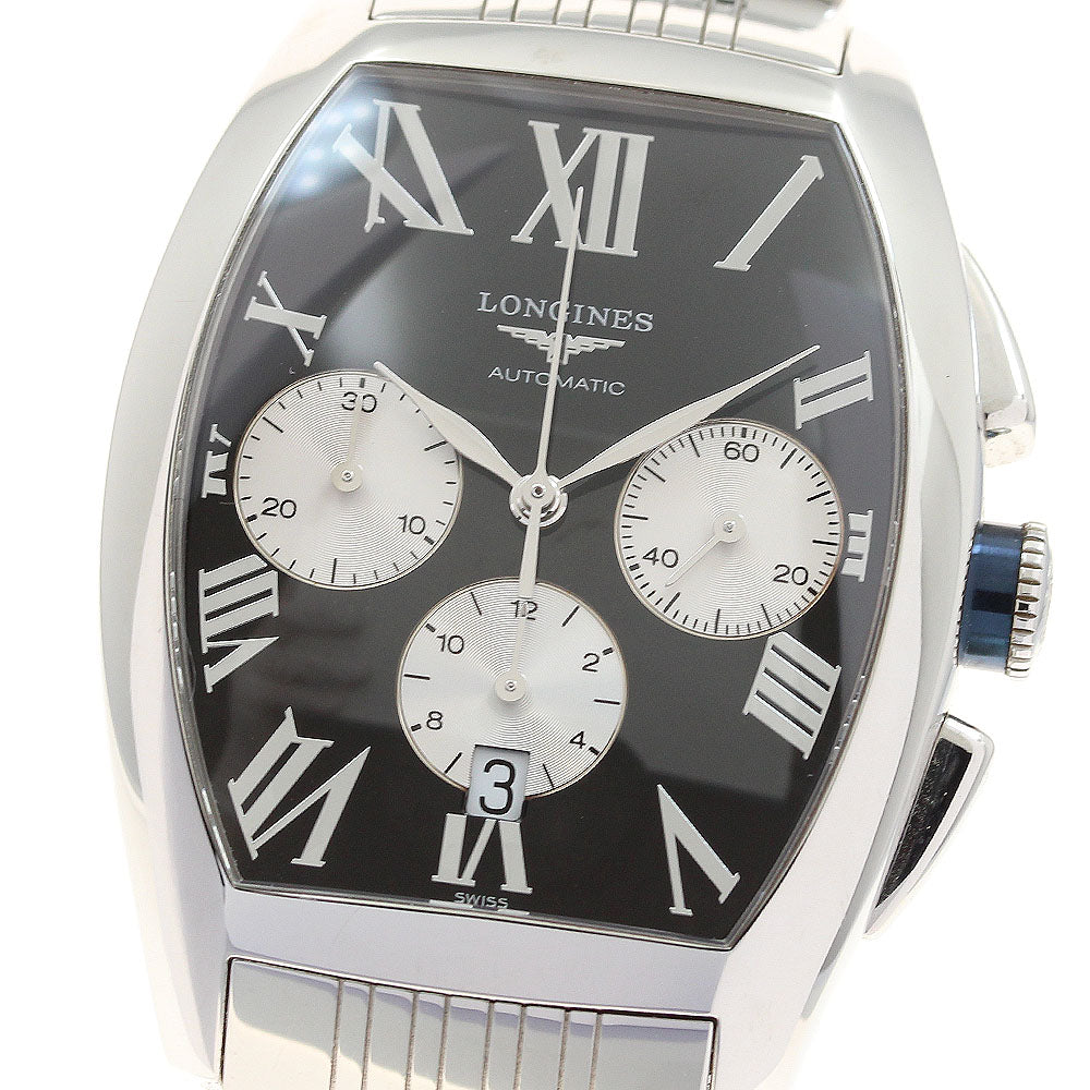 LONGINES Evidenza L2.643.4 Chronograph black Dial Automatic Men's Watch_918420