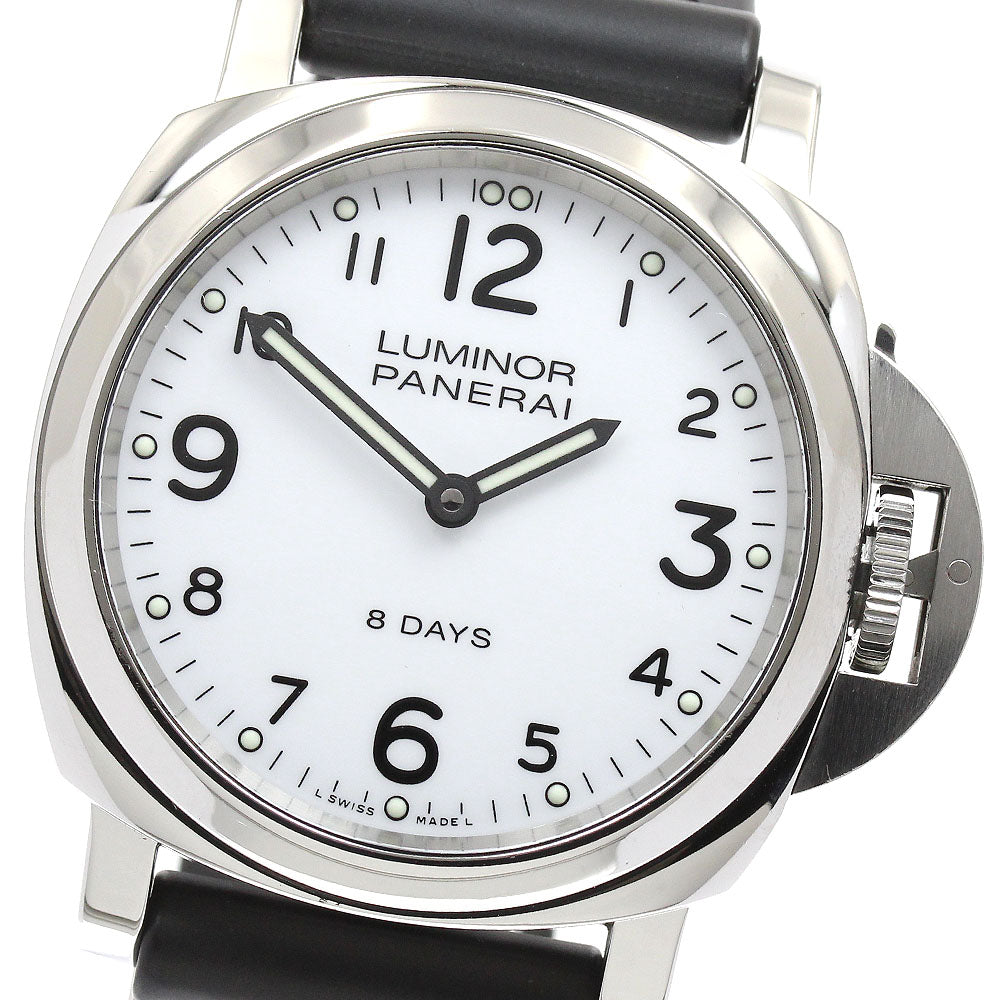 PANERAI Luminor Base 8 Days Acciaio PAM00561 Hand Winding Men's Watch_918429
