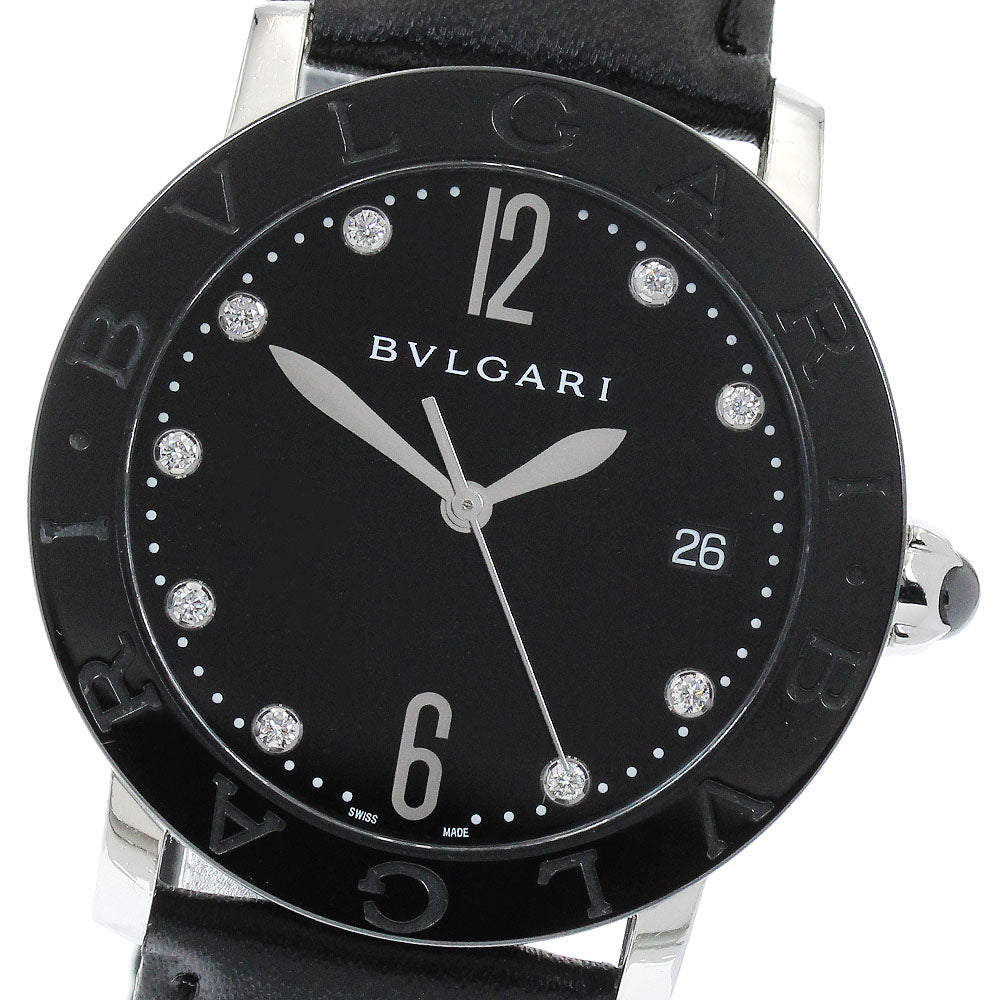 BVLGARI BVLGARIBVLGARI BBL37SC 9P diamond date black Dial AT Men's Watch_918441