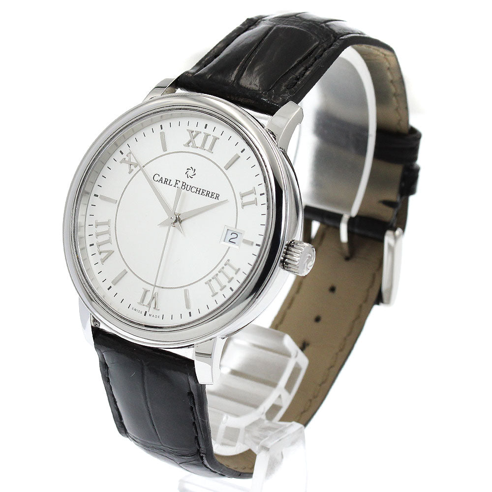 CARL F.BUCHERER Adamavi 00.10314.08.15.22 Date Silver Dial Automatic Men's Watch_918444