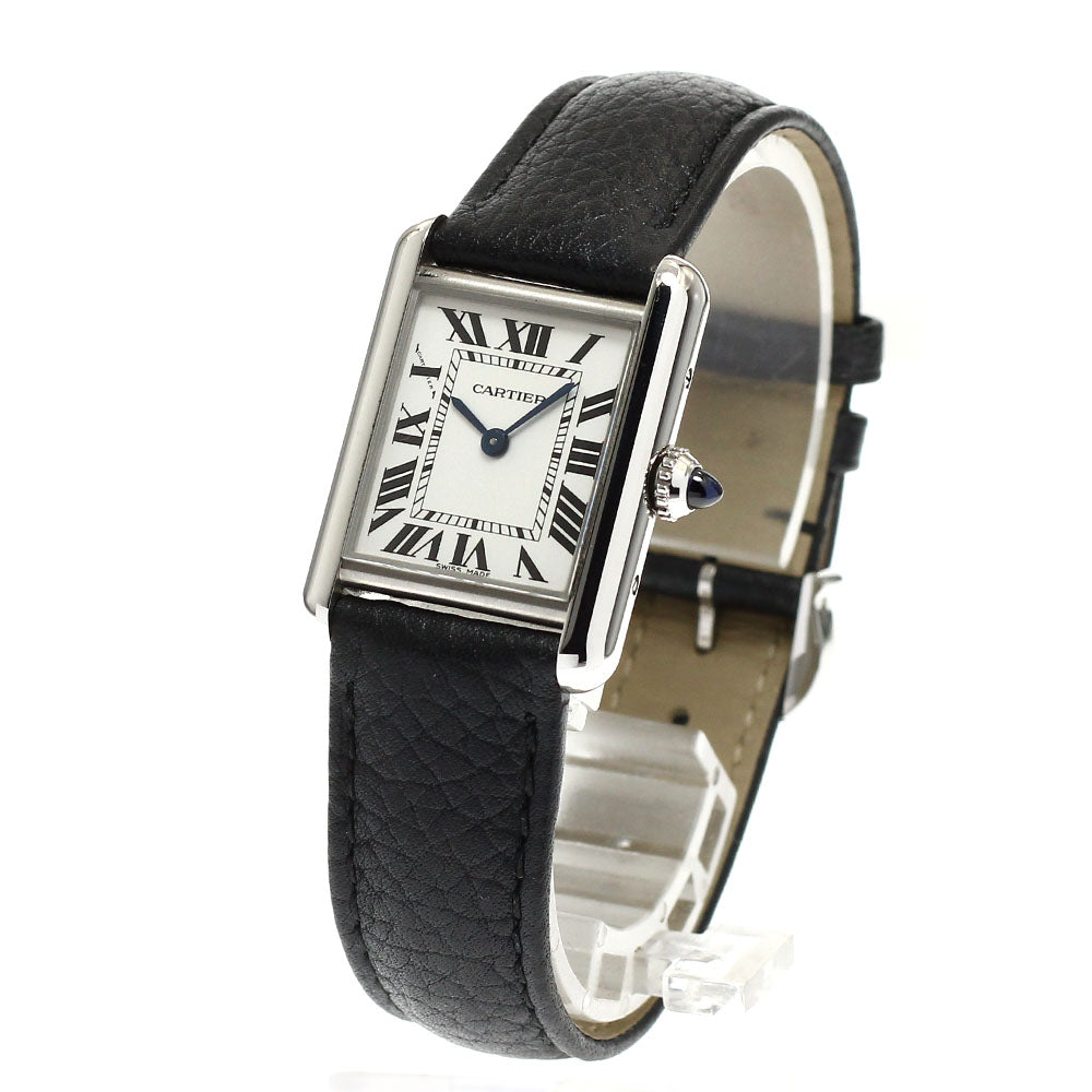 CARTIER tank mast SM WSTA0042 Silver Dial Quartz Ladies Watch_918445