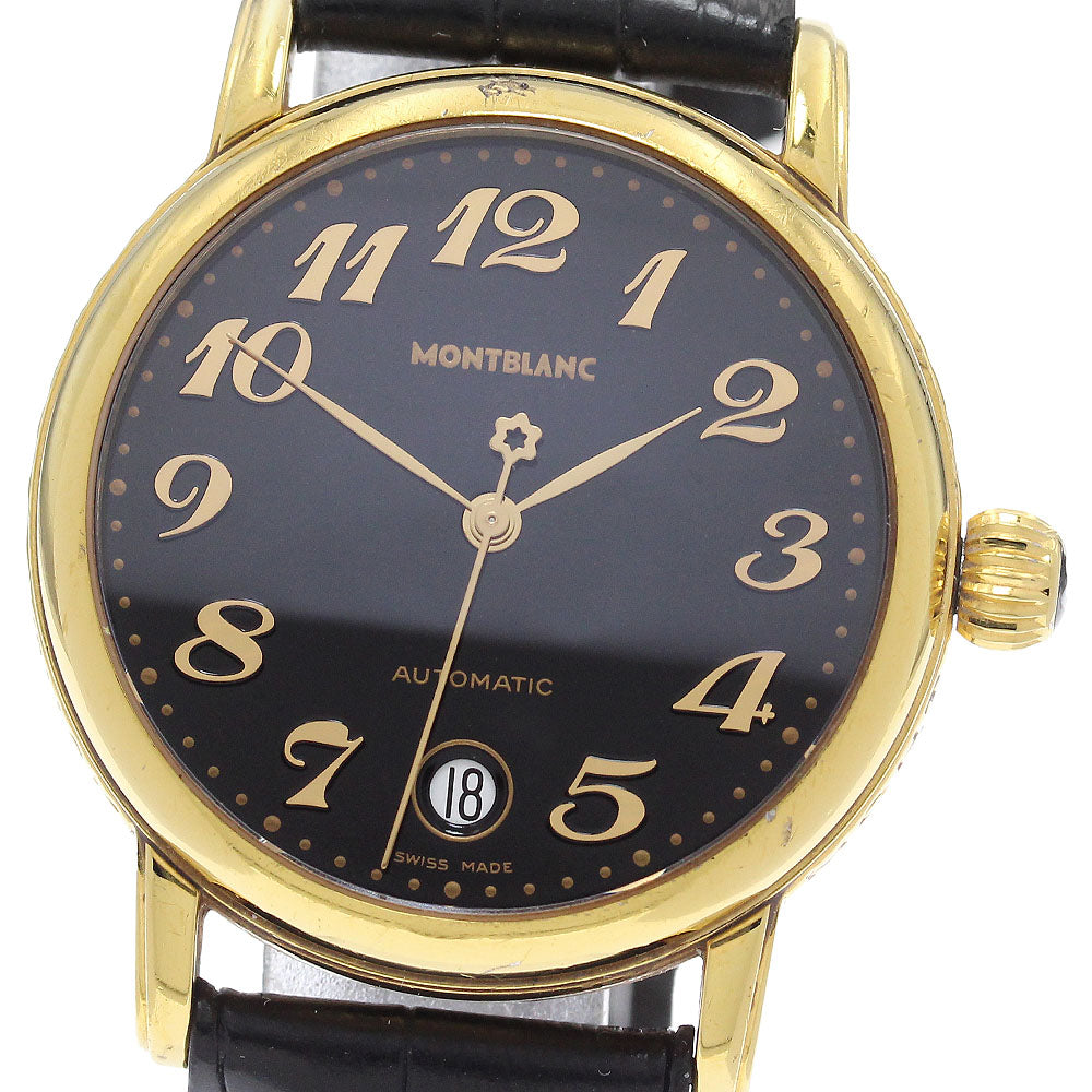 MONTBLANC Meisterstic 7042 Date black Dial Automatic Men's Watch_918448