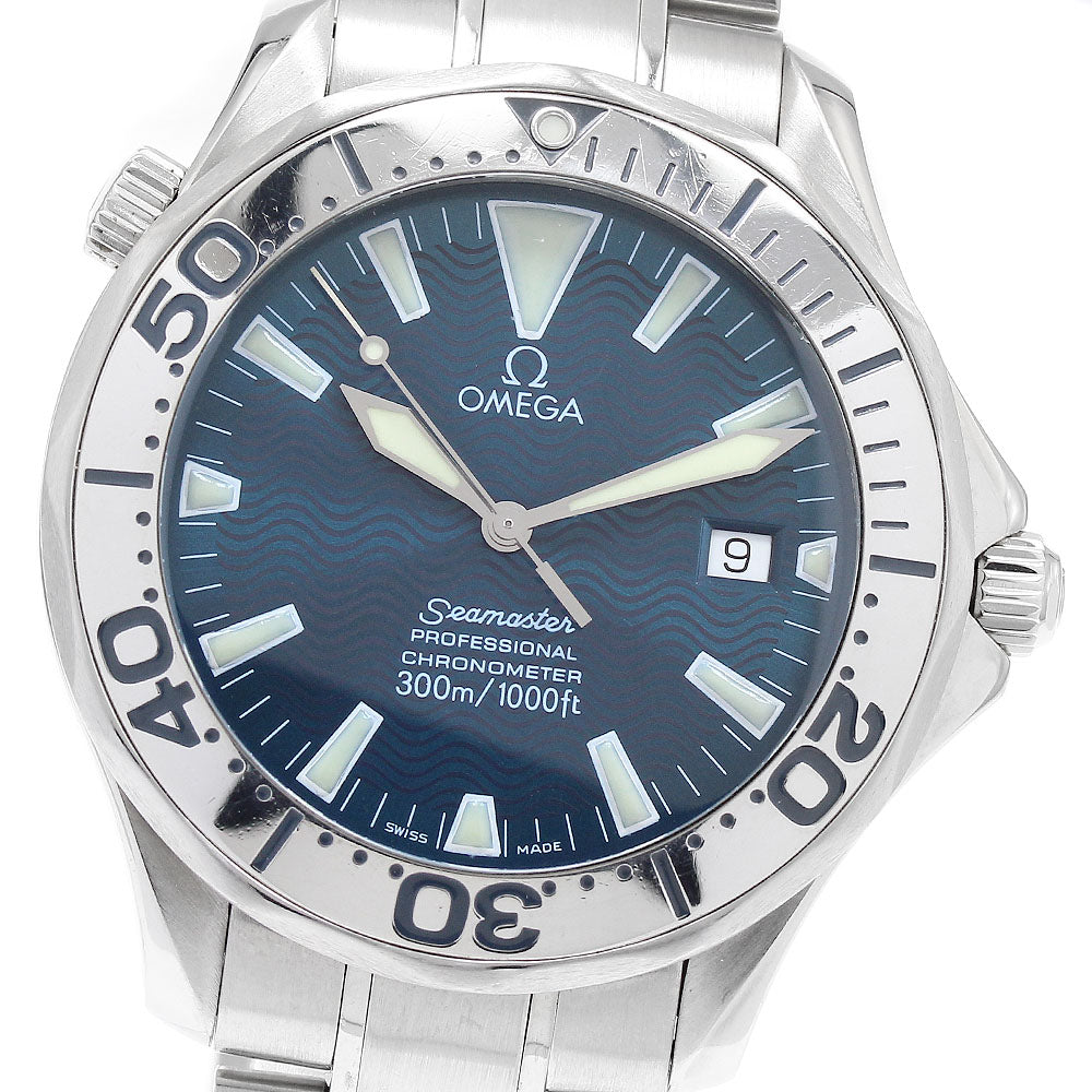 OMEGA Seamaster 300 2255.80 Date blue Dial Automatic Men's Watch_918457