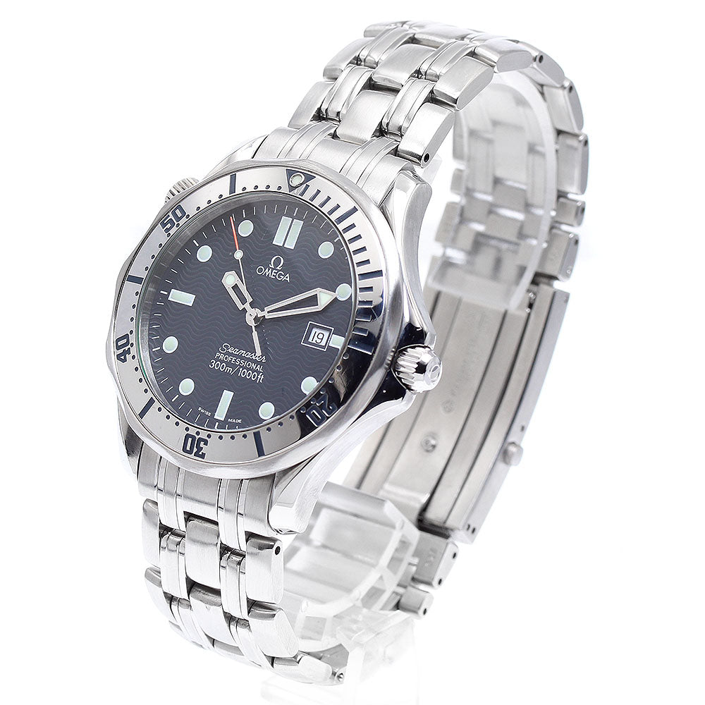 OMEGA Seamaster300 Professional 2542.80 Date Navy Dial Quartz Men's Watch_918458