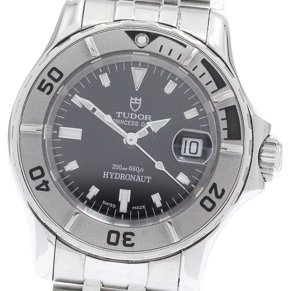 TUDOR Prince Date Hydronaut 99090P Date black Dial Automatic Ladies Watch_918460
