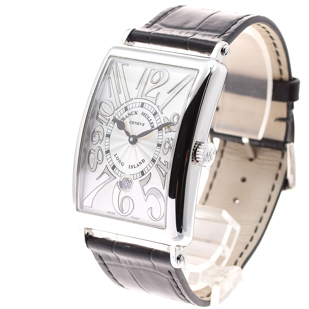 FRANCK MULLER Long Island Relief 1150SCDTREL Date Silver Dial Automatic Men's Watch_918464