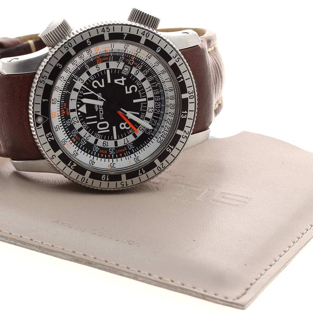 FORTIS B-47 Calculator 666.10.148 Date black Dial Automatic Men's Watch_918469