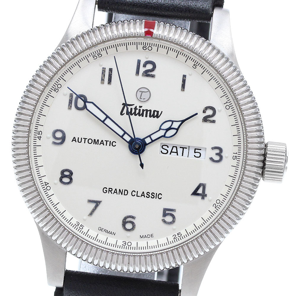 TUTIMA Grand classic Day date Silver Dial Automatic Men's Watch_918480