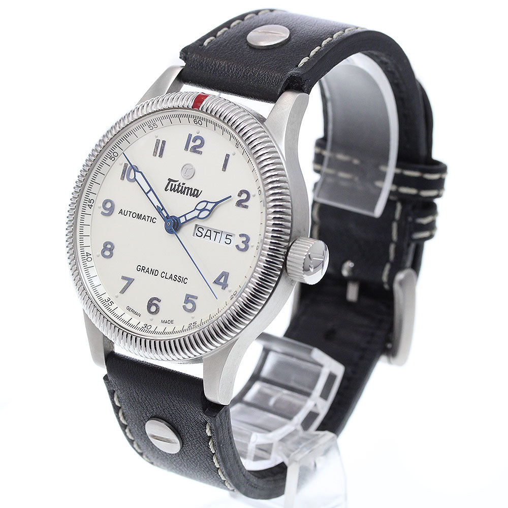 TUTIMA Grand classic Day date Silver Dial Automatic Men's Watch_918480