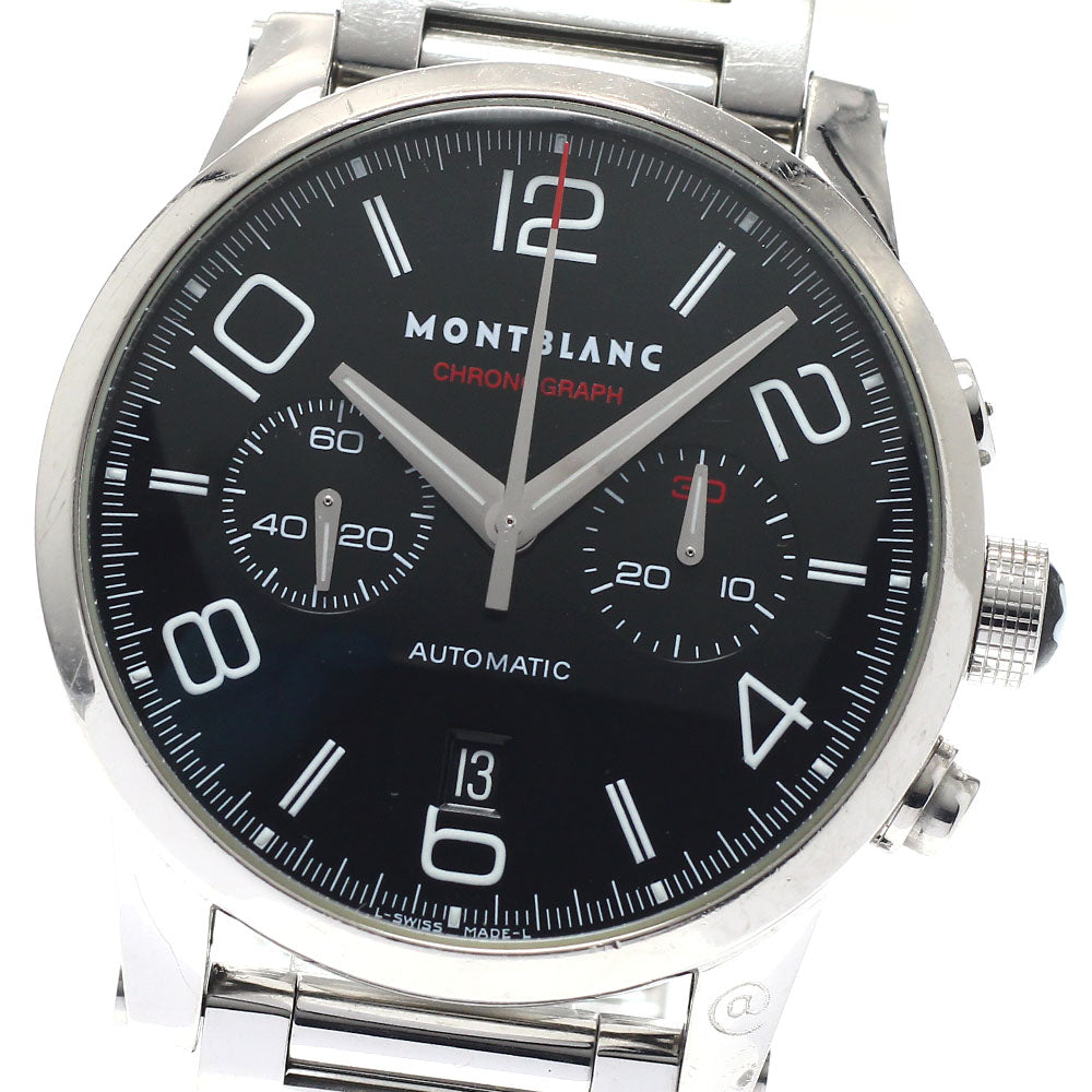 MONTBLANC Time walker 7069 Chronograph Date black Dial Automatic Men's Watch_918481