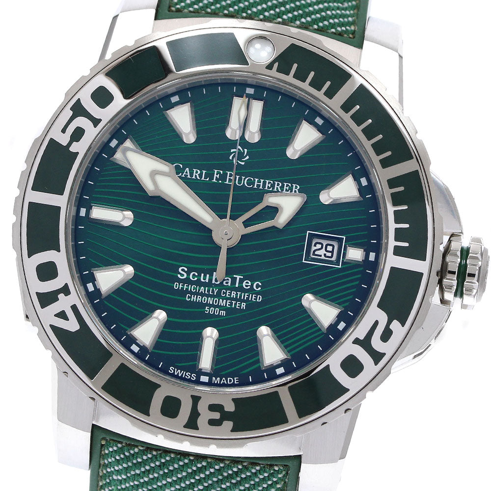 CARL F.BUCHERER Patravi ScubaTec Verde 00.10632.23.93.01 Automatic Watch_918500
