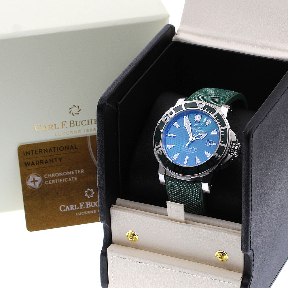 CARL F.BUCHERER Patravi ScubaTec Verde 00.10632.23.93.01 Automatic Watch_918500
