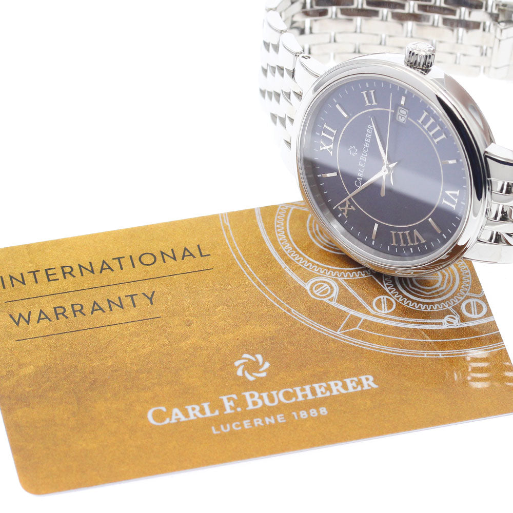 CARL F.BUCHERER Adamavi 00.10314.08.55.21 Date Navy Dial Automatic Men's_918503