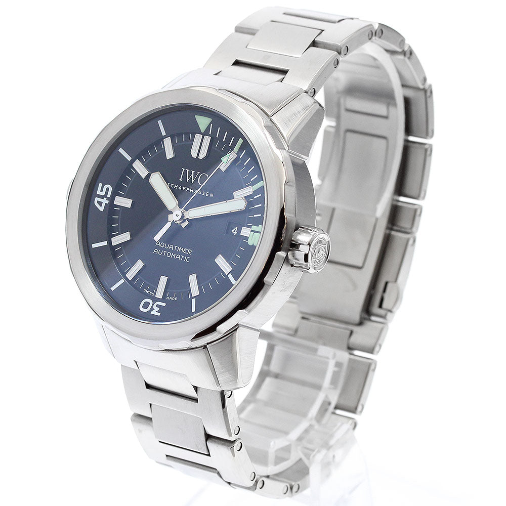 IWC SCHAFFHAUSEN Aqua timer IW329002 Date black Dial Auto Men's Watch_918513