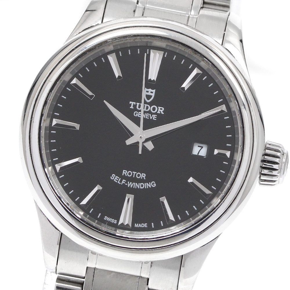 TUDOR style 12100 Date black Dial Automatic Ladies Watch_918540