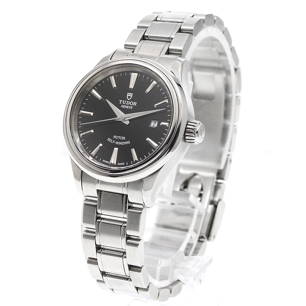 TUDOR style 12100 Date black Dial Automatic Ladies Watch_918540