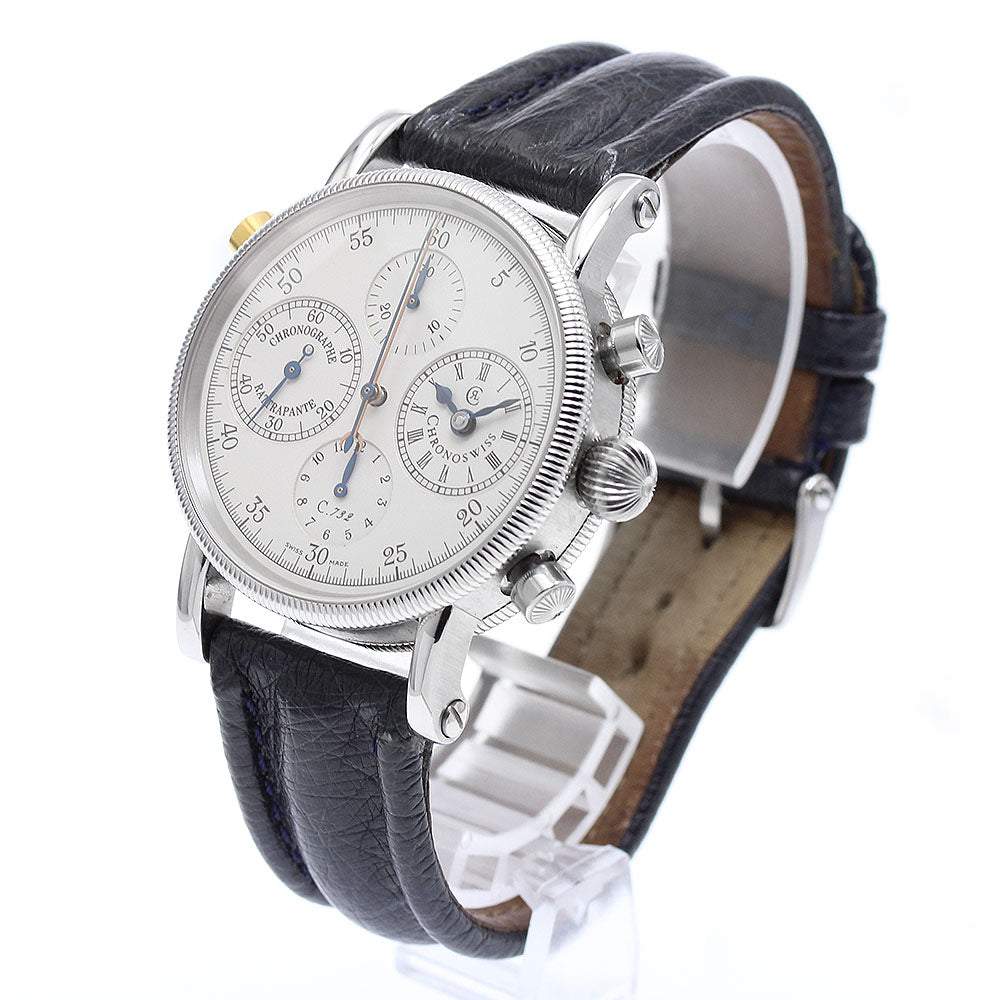 Chronoswiss Pathos Split Seconds CH7323 Chronograph Silver Dial Automatic Boy's Watch_918589