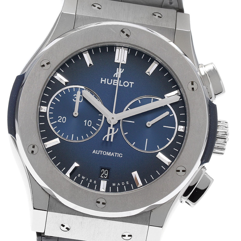 HUBLOT Classic fusion 521.NX.6670.LR.JPN18 Chronograph deep blue Dial Automatic Men's Watch_918612