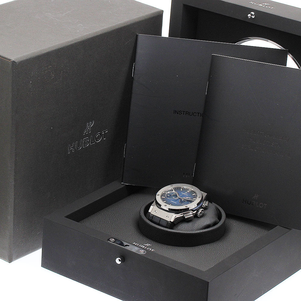 HUBLOT Classic fusion 521.NX.6670.LR.JPN18 Chronograph deep blue Dial Automatic Men's Watch_918612