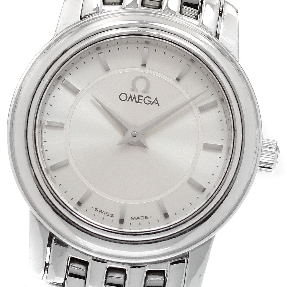 OMEGA De Ville Silver Dial Quartz Ladies Watch_918621