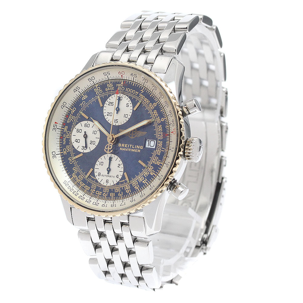 BREITLING Old Navitimer D13022 Chronograph blue Dial Automatic Men's_918649