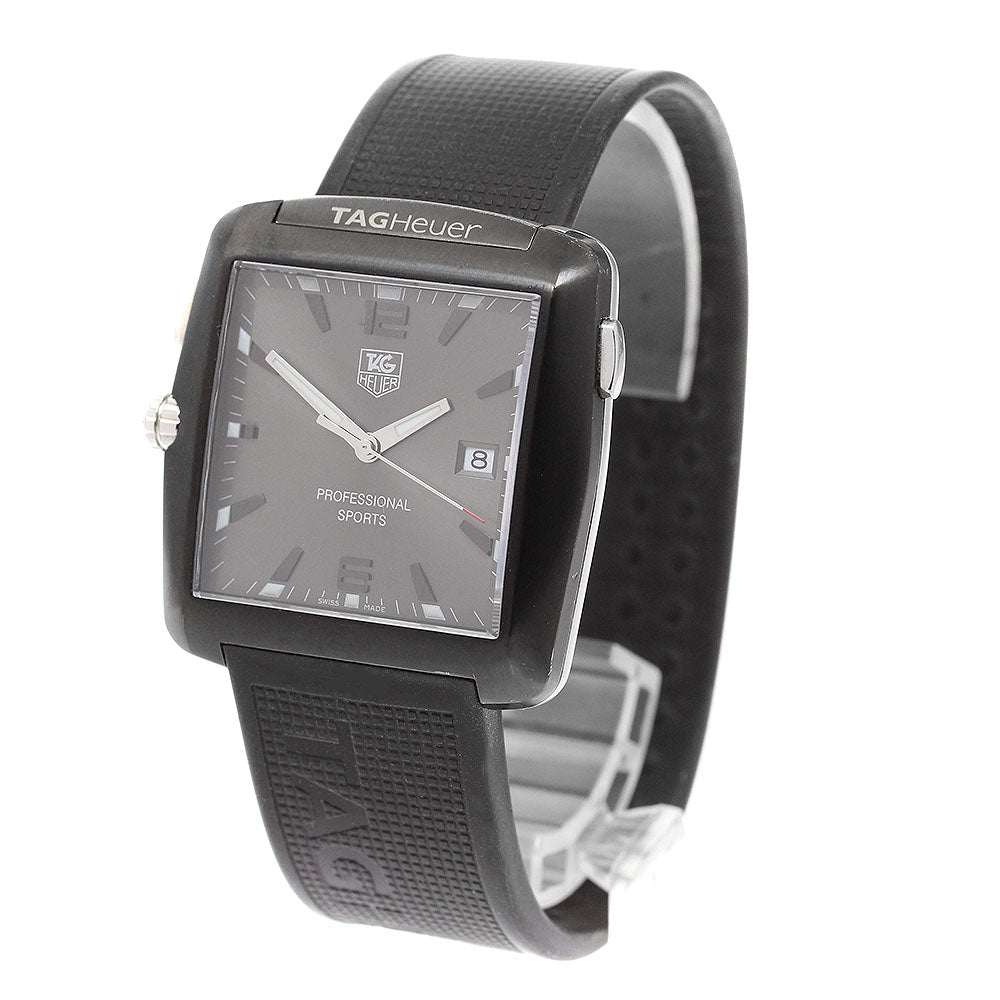 TAG HEUER Professional sports WAE1113 Date gray Dial Quartz Men's Watch_918653