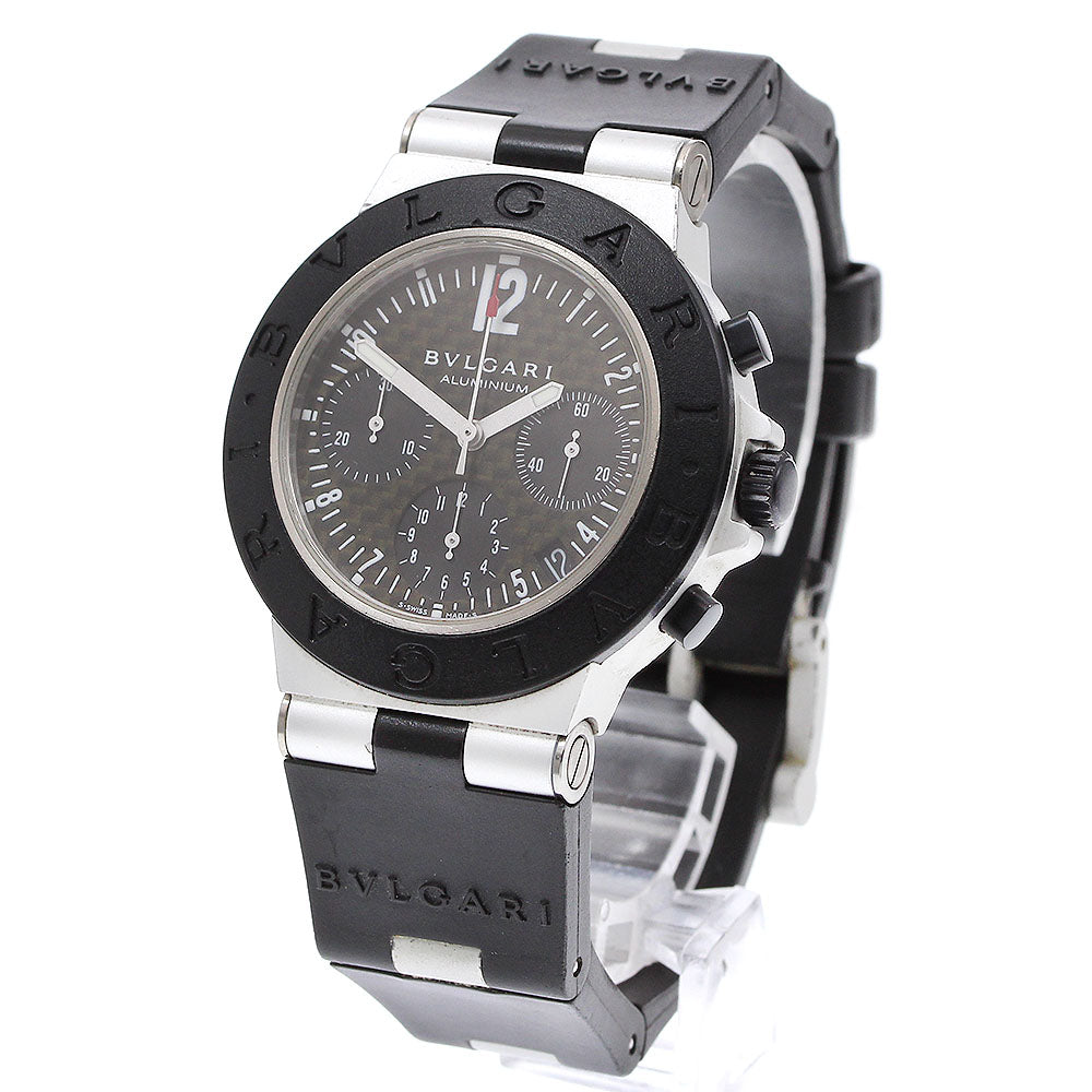 BVLGARI aluminum AC38TA Date Chronograph Automatic Men's Watch_918665