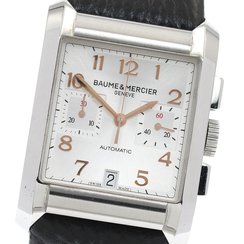 Baume & Mercier Hampton Chronograph 65698/M0A10029 Chronograph Silver Dial Automatic Men's Watch_918682