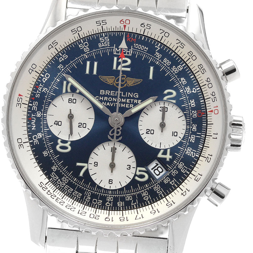 BREITLING Navitimer A23322 Chronograph blue Dial Automatic Men's Watch_918687