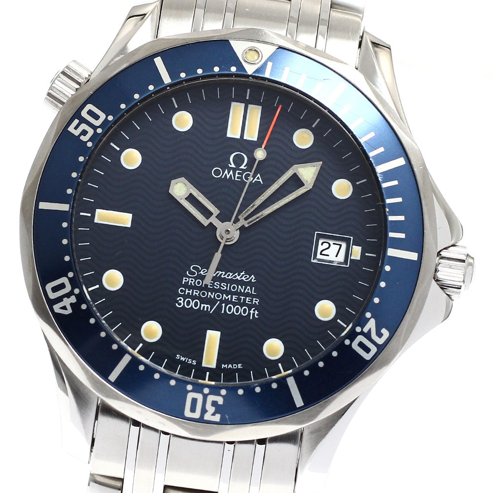 OMEGA Seamaster300 2531.80 Date Navy Dial Automatic Men's Watch_918699